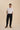 Wool Blend Suiting Trousers - Black & Dark Grey
